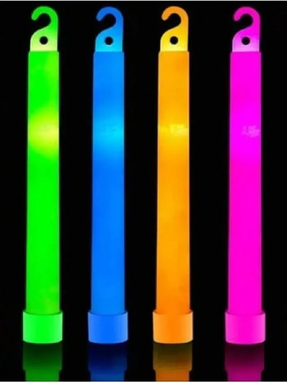 Safety Glow Stick Party Pack - Multicolor Glow Sticks (32 Pack)